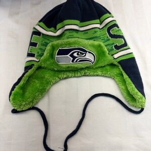 Seattle Seahawks Green and Blue Winter Hat